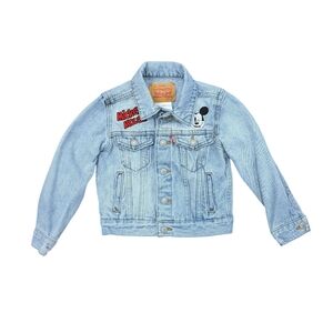 Levi's Disney Mickey Mouse Denim Jean Trucker Jacket Kids Boy girl Toddler 3T